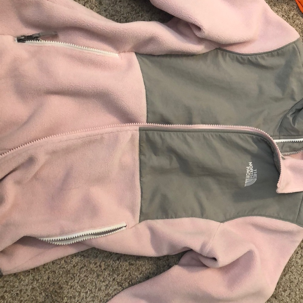 pink north’s face jacket
